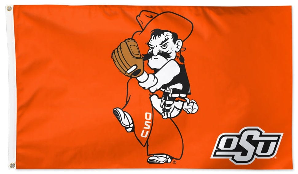 Oklahoma State Cowboys Flag 3x5 Baseball heartlandflags