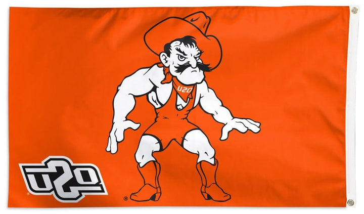 Oklahoma State Cowboys Flag 3x5 Wrestling heartlandflags