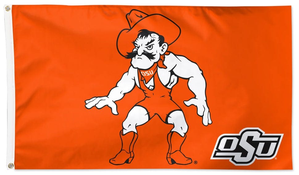 Oklahoma State Cowboys Flag 3x5 Wrestling heartlandflags