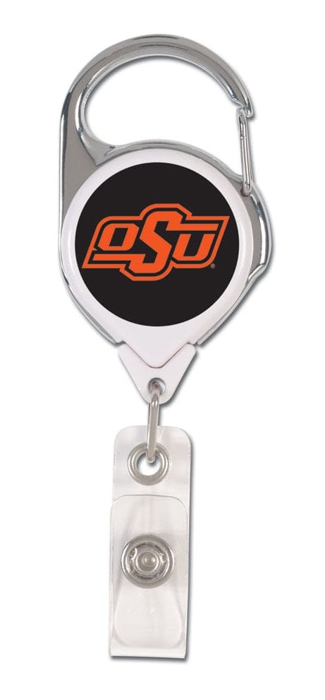 Oklahoma State Cowboys Reel 2 Sided Retractable Badge Holder heartlandflags