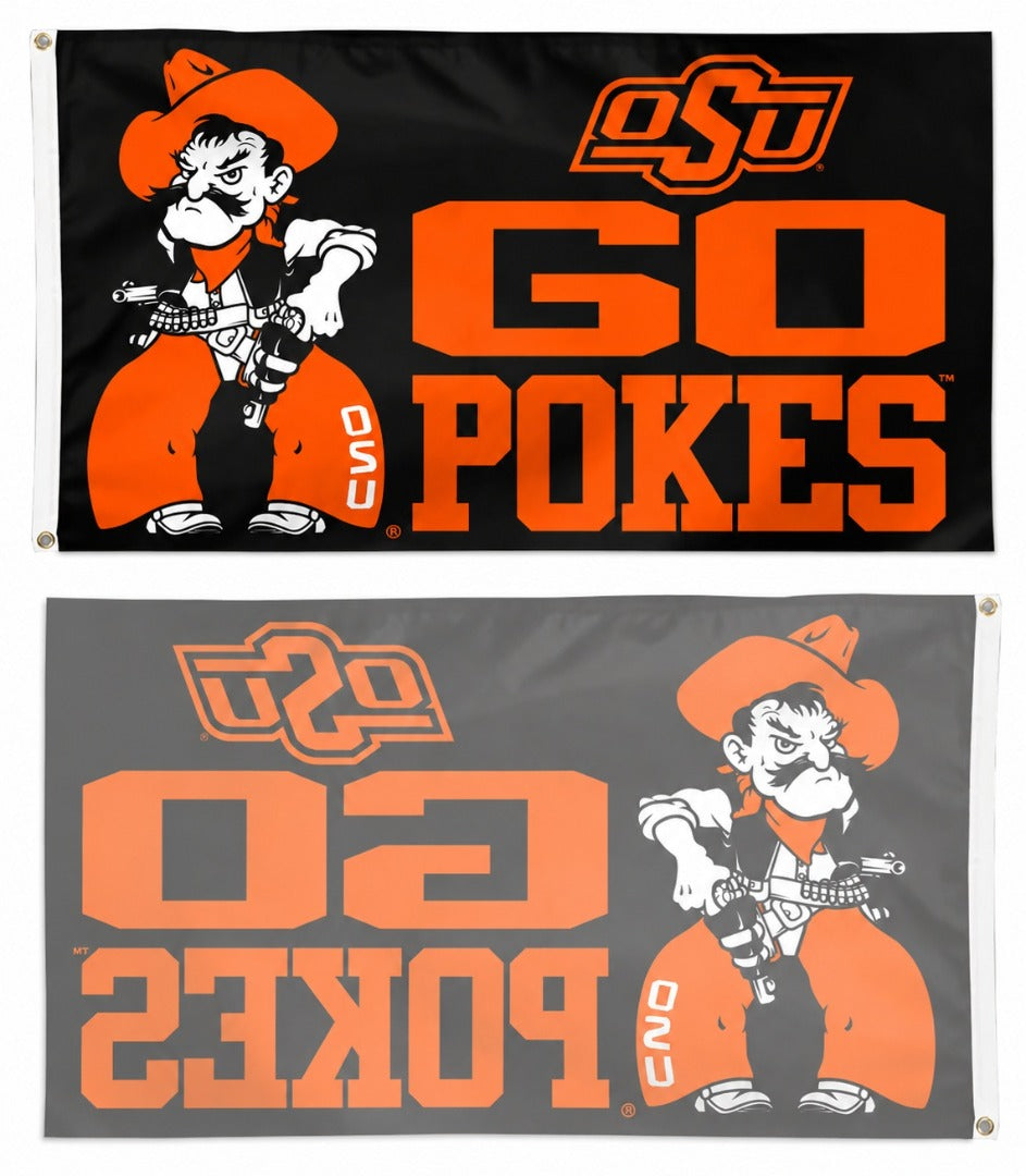 Oklahoma State Go Pokes 3x5 Flag heartlandflags