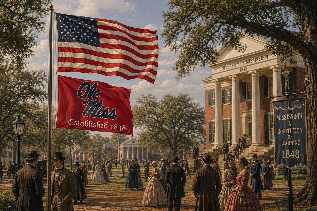 Ole Miss Est 1848 Flag 3x5 heartlandflags