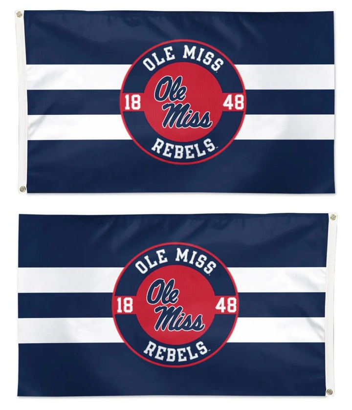 Ole Miss Rebels Embroidered 2 Sided 3x5 Flag heartlandflags