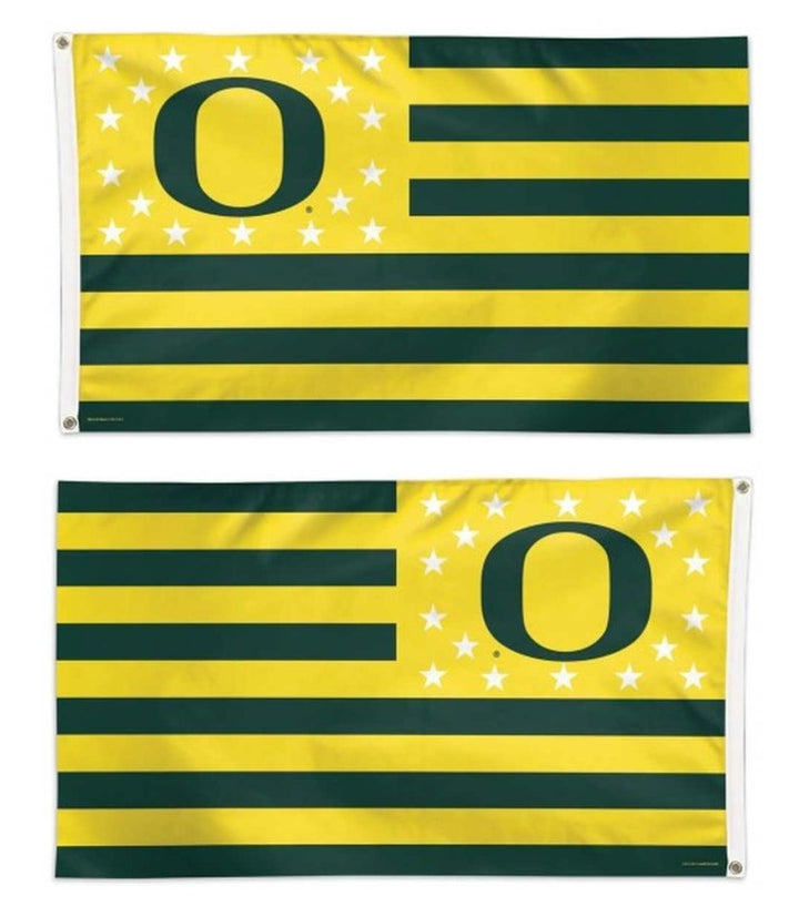 Oregon Ducks Flag 3x5 Americana Stars Stripes heartlandflags