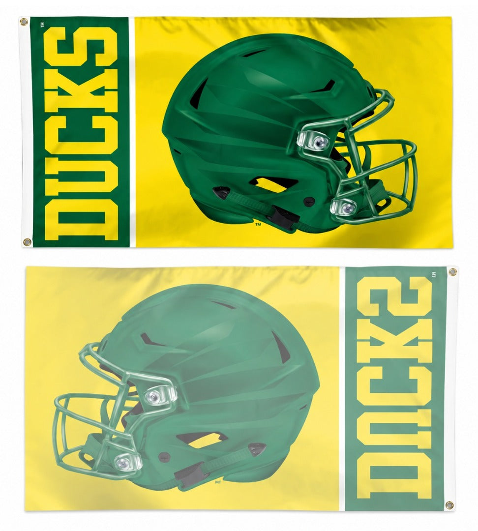 Oregon Ducks Football Helmet 3x5 Flag heartlandflags