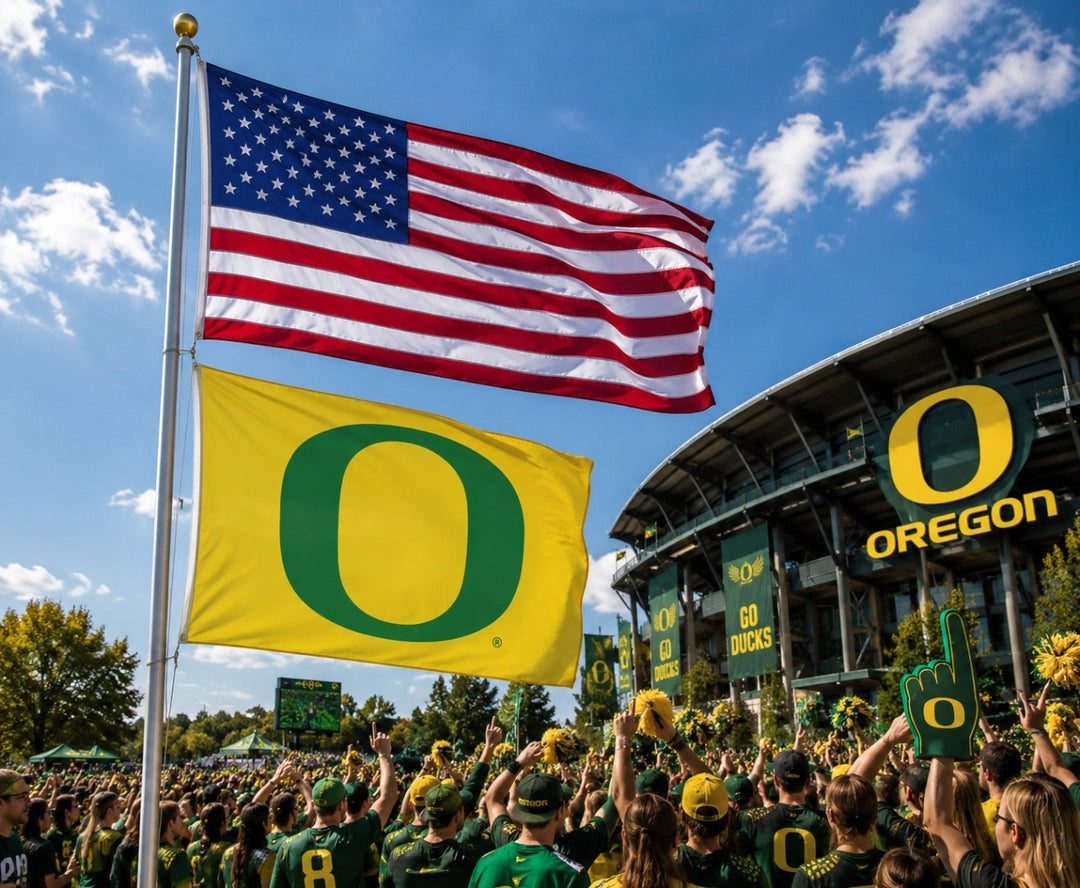 Oregon Ducks Yellow 3x5 Flag
