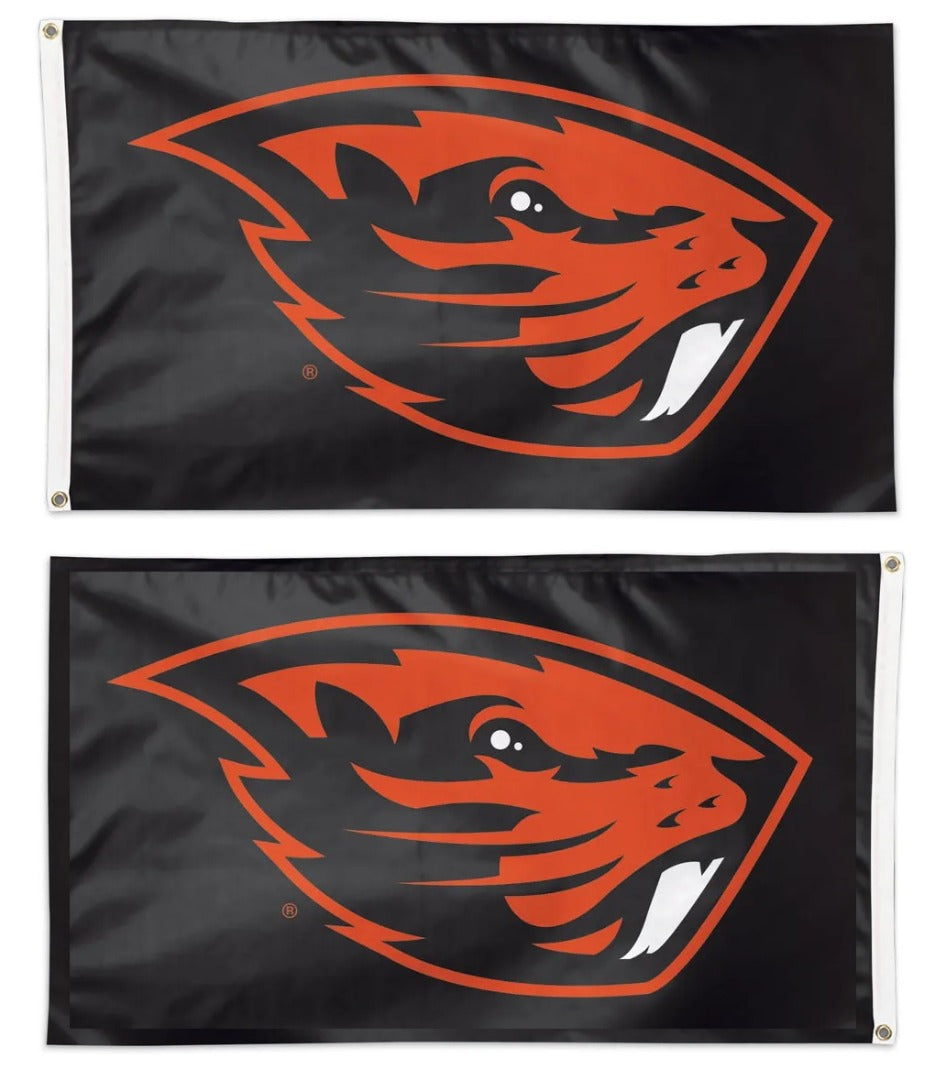 Oregon State 2 Sided Black 3x5 Flag heartlandflags