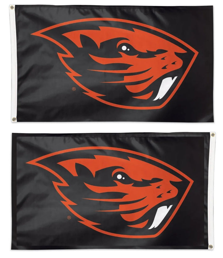 Oregon State 2 Sided Black 3x5 Flag heartlandflags