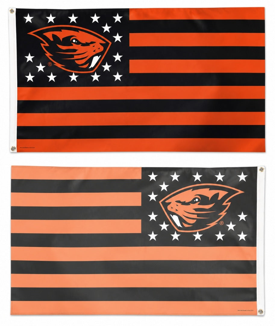 Oregon State Beavers Patriotic 3x5 Flag heartlandflags