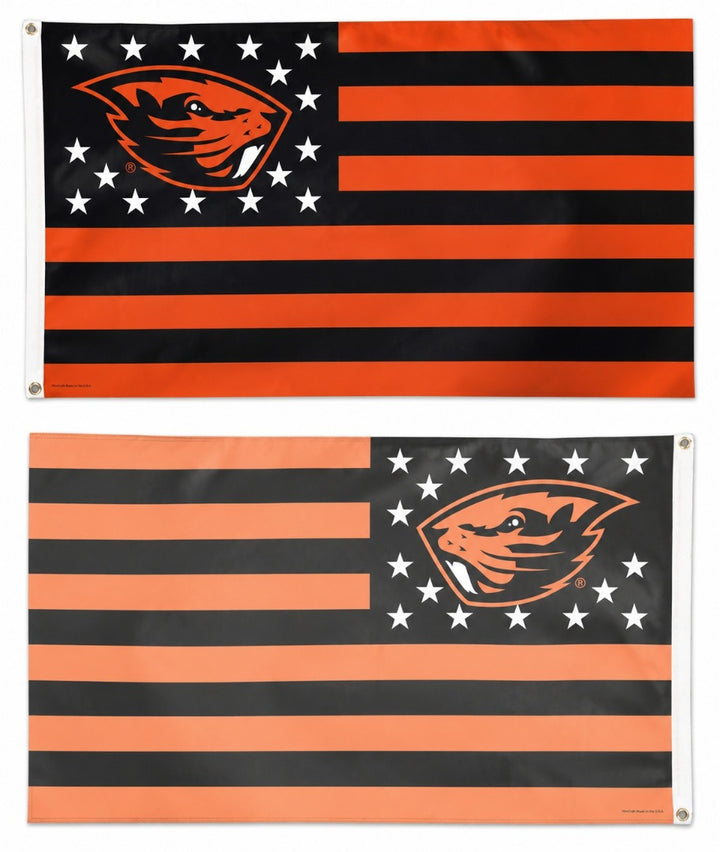Oregon State Beavers Patriotic 3x5 Flag heartlandflags