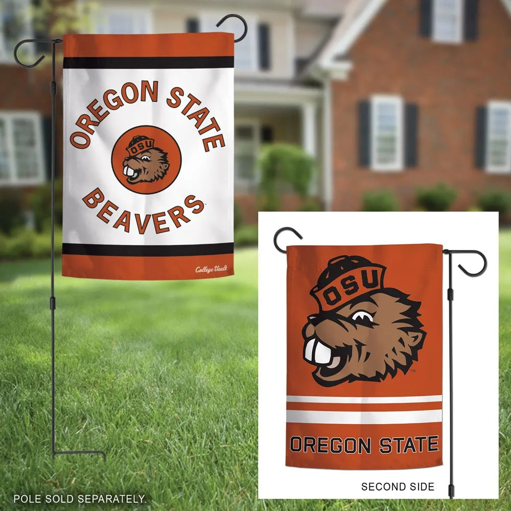 Oregon State College Vault Garden Flag 2 Sided heartlandflags