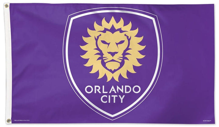 Orlando City SC Flag 3x5 Purple heartlandflags