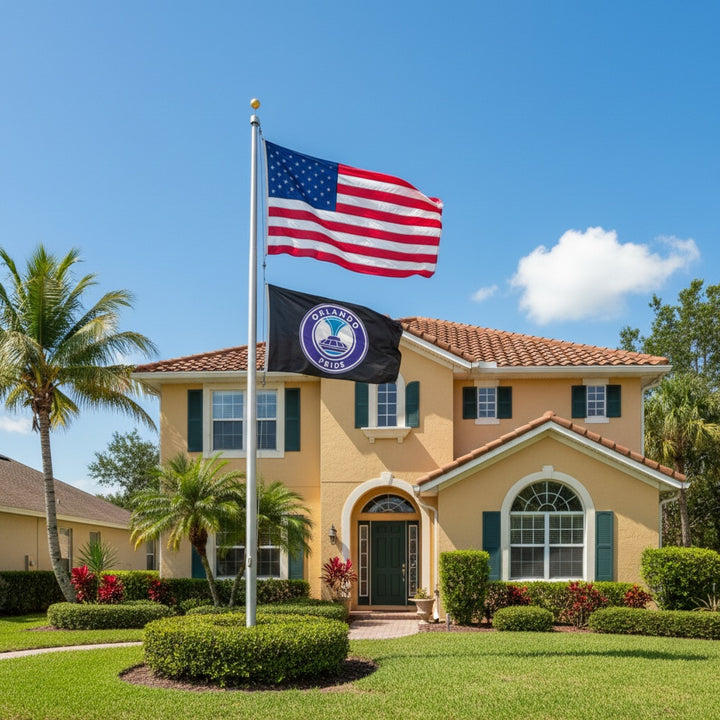 Orlando Pride Flag Black 3x5 heartlandflags
