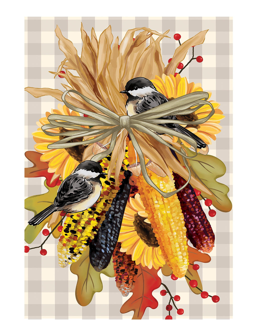 Ornamental Corn 2 Sided Banner heartlandflags