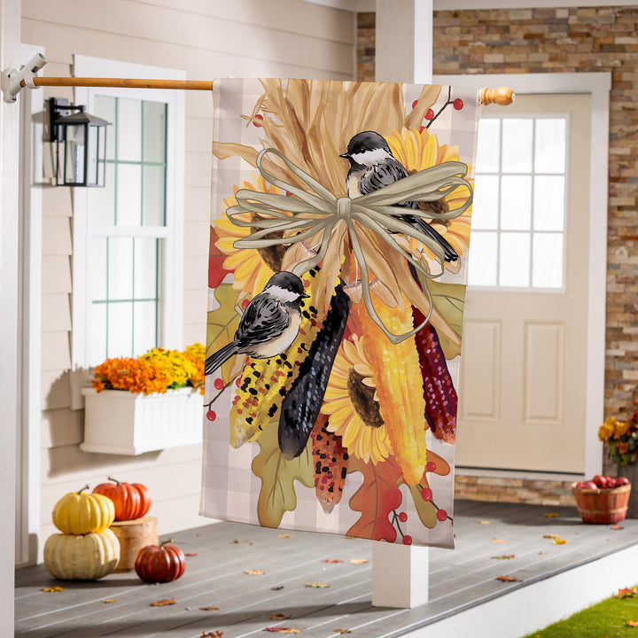 Ornamental Corn 2 Sided Banner heartlandflags