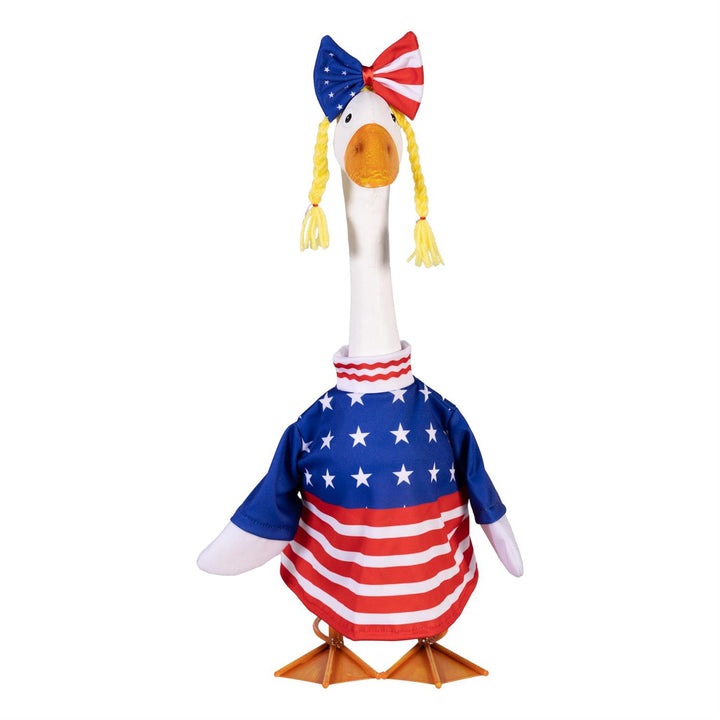 Patriotic Dress Outfit for Giddy the Goose heartlandflags
