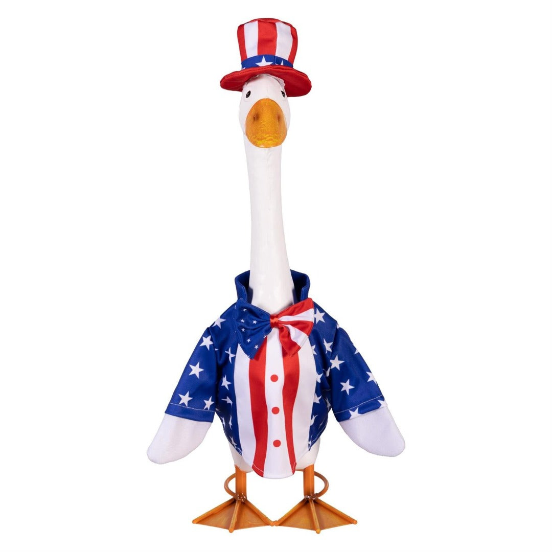 Patriotic Suit Porch Goose Outfit heartlandflags