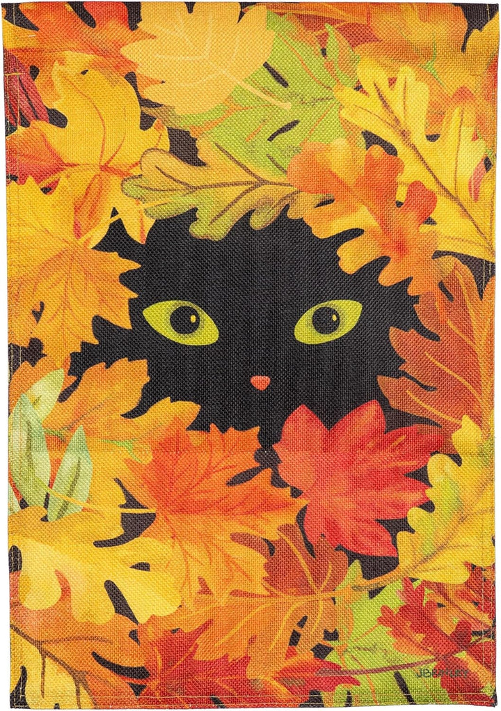 Peekaboo Cat 2 Sided Garden Flag heartlandflags