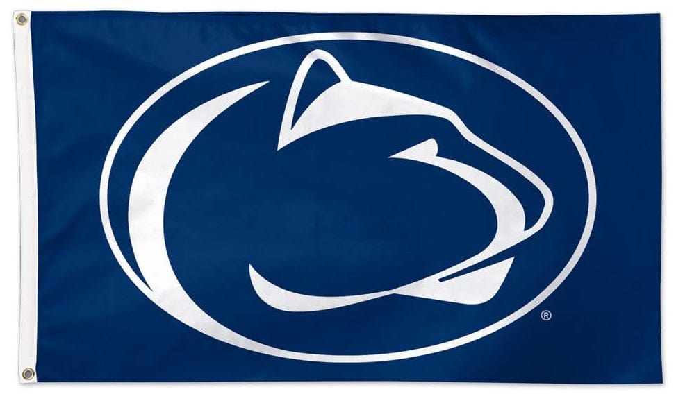 Penn State Flag 3x5 Logo Blue 2 Sided heartlandflags