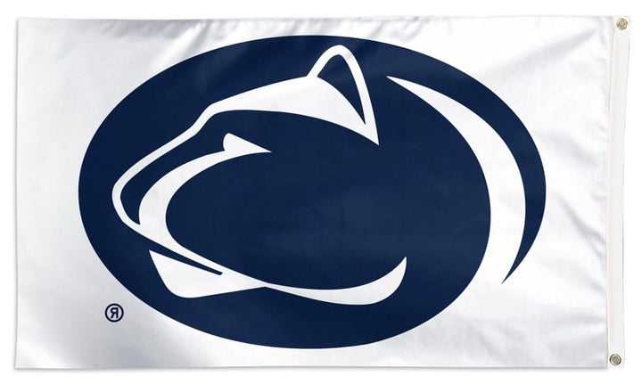 Penn State Flag 3x5 Logo White heartlandflags