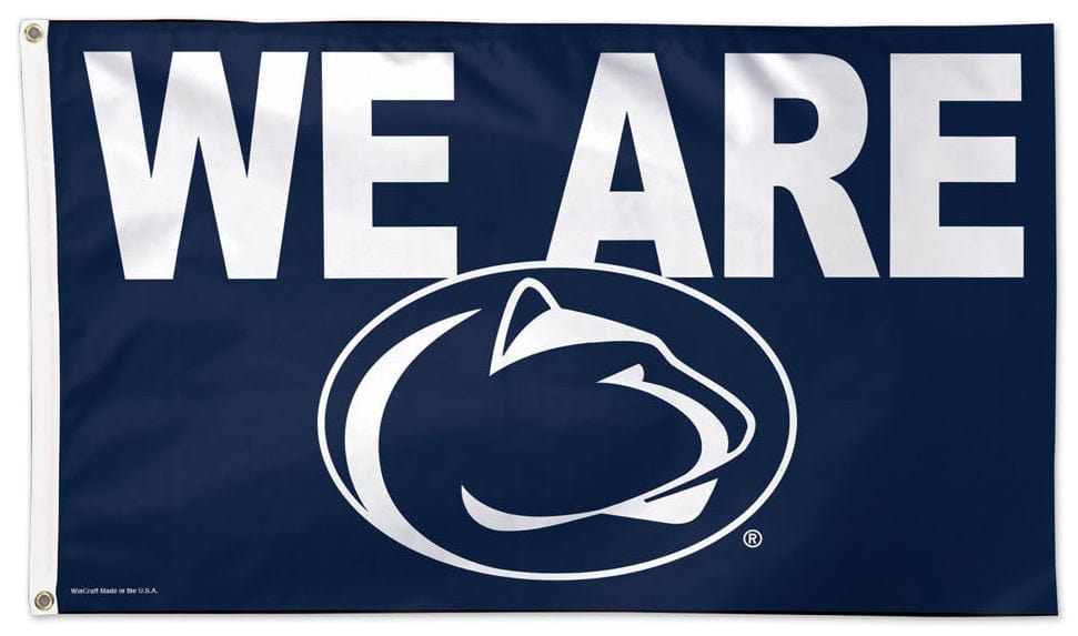 Penn State Flag 3x5 Nittany Lions We Are Slogan heartlandflags