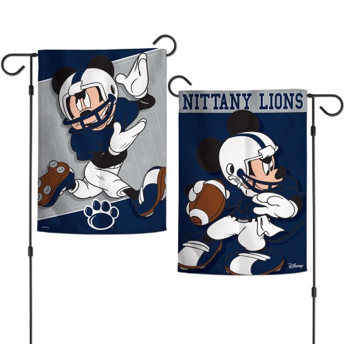 Penn State Garden Flag 2 Sided Mickey Mouse heartlandflags