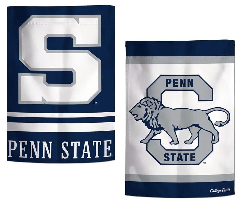 Penn State Garden Flag 2 Sided Nittany Lions Vintage Logo heartlandflags