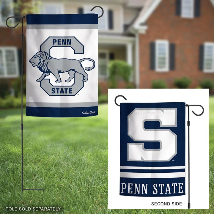 Penn State Garden Flag 2 Sided Nittany Lions Vintage Logo heartlandflags