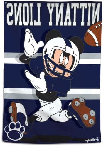 Penn State Nittany Lions Flag Mickey Mouse Football Banner heartlandflags