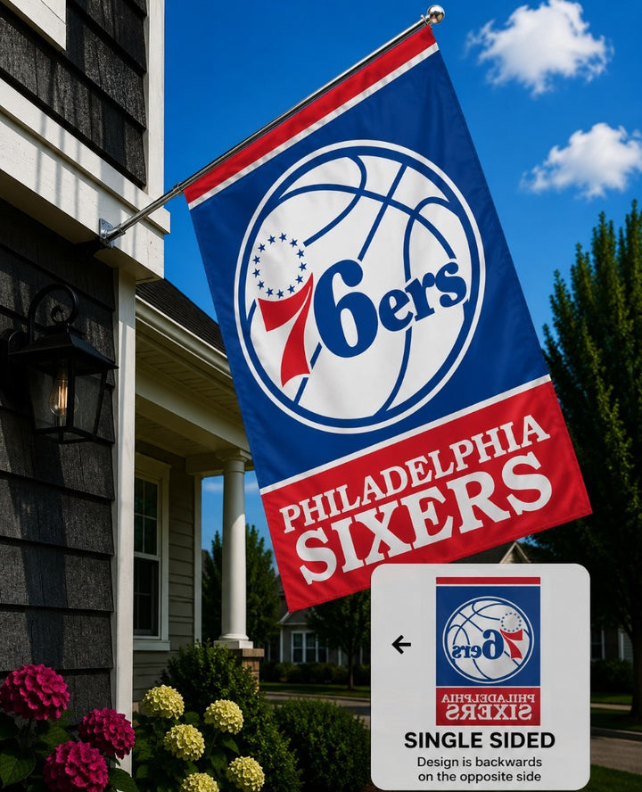 Philadelphia 76ers Flag Vertical House Banner heartlandflags