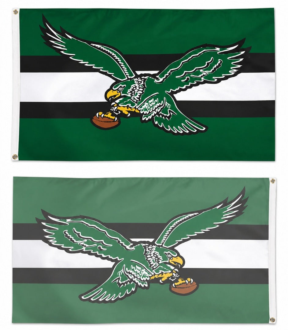 Philadelphia Eagles Classic Logo Striped 3x5 Flag heartlandflags