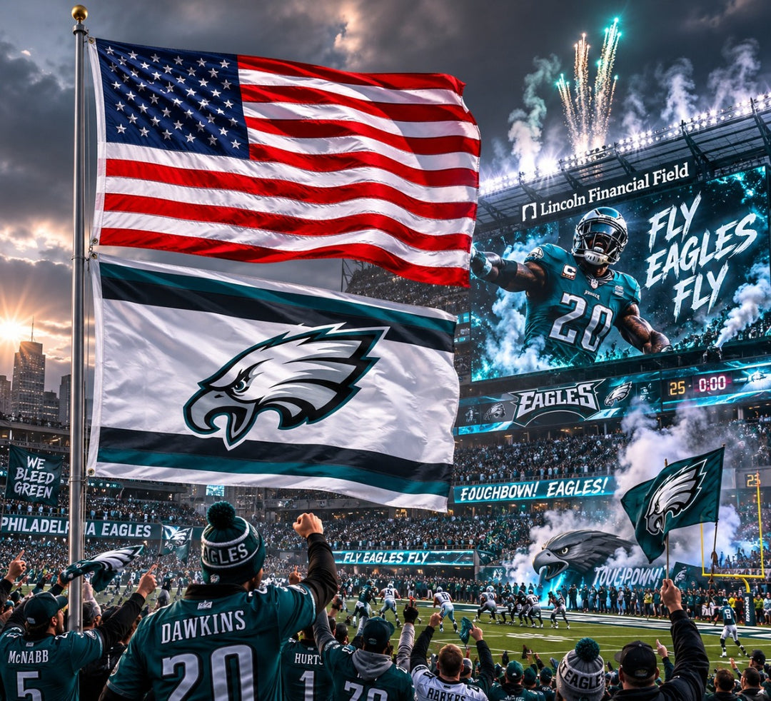 Philadelphia Eagles Flag 3x5 Away Stripe heartlandflags