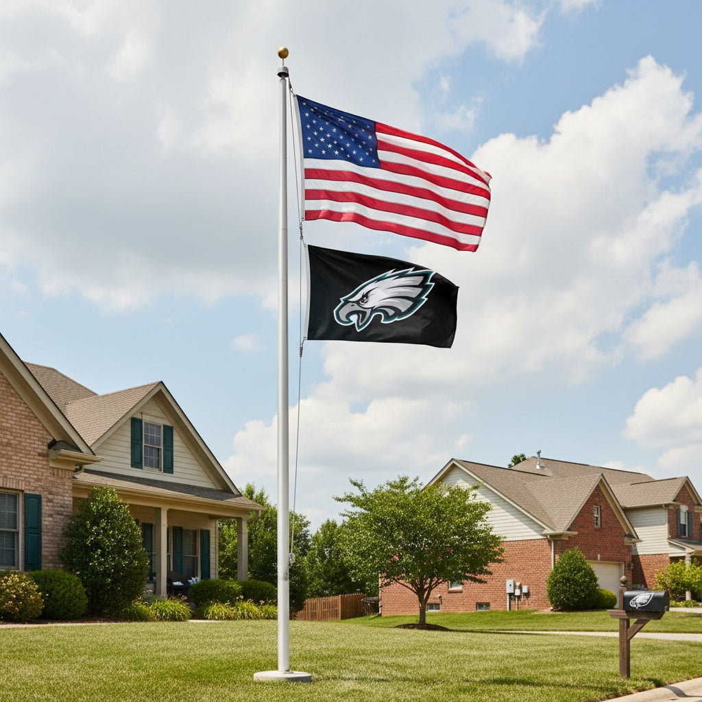 Philadelphia Eagles Flag 3x5 Black heartlandflags