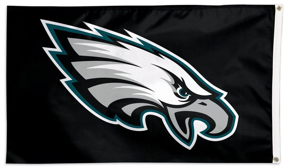 Philadelphia Eagles Flag 3x5 Black heartlandflags