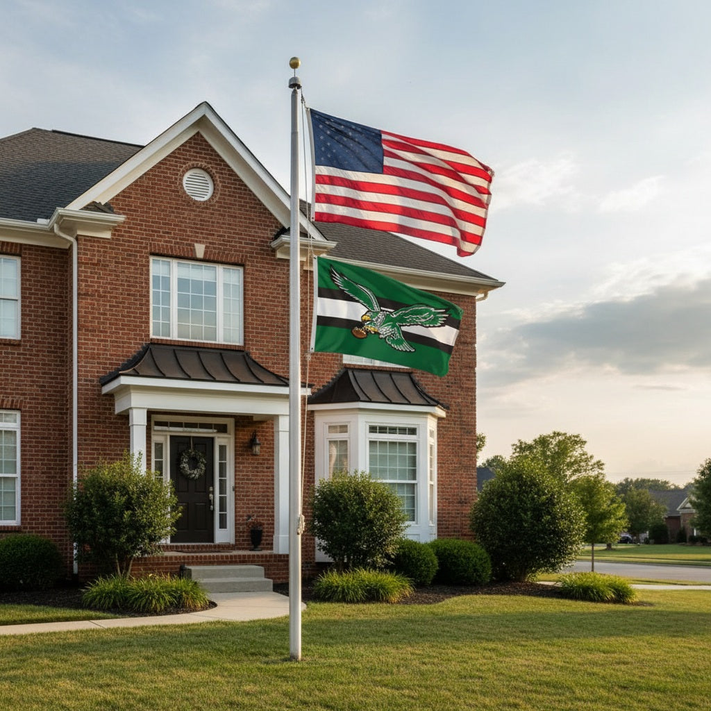 Philadelphia Eagles Flag 3x5 Classic Logo Striped heartlandflags