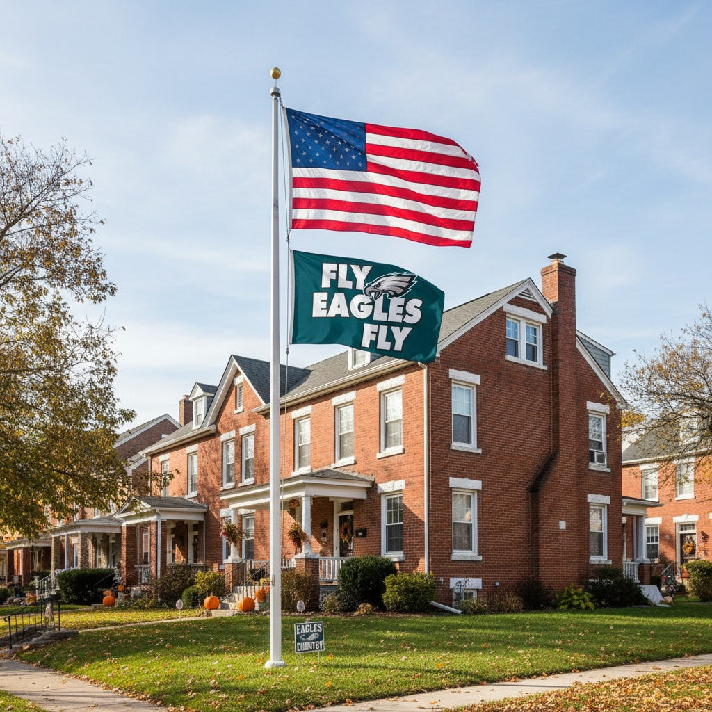 Philadelphia Eagles Flag 3x5 Fly Eagles Fly heartlandflags