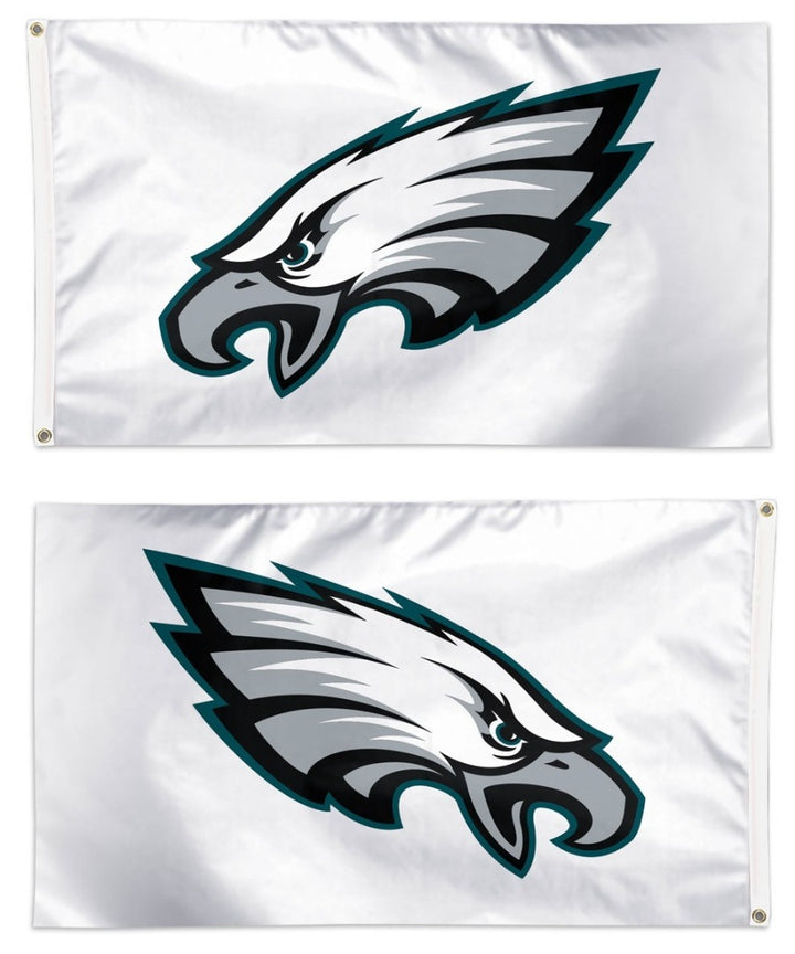 Philadelphia Eagles Flag 3x5 Logo White heartlandflags