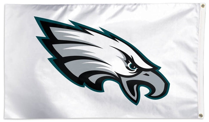 Philadelphia Eagles Flag 3x5 Logo White heartlandflags