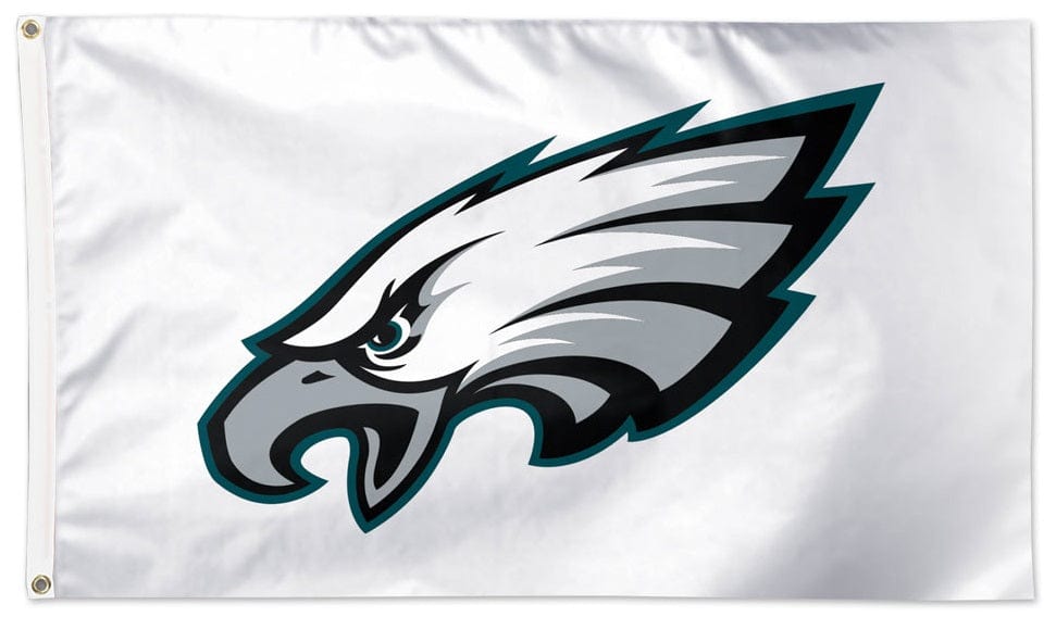 Philadelphia Eagles Flag 3x5 Logo White heartlandflags