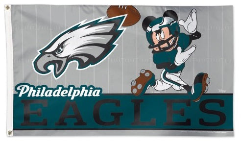 Philadelphia Eagles Flag 3x5 Mickey Mouse Football heartlandflags