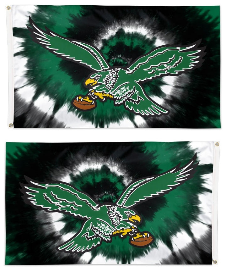 Philadelphia Eagles Flag 3x5 Tie Dye heartlandflags