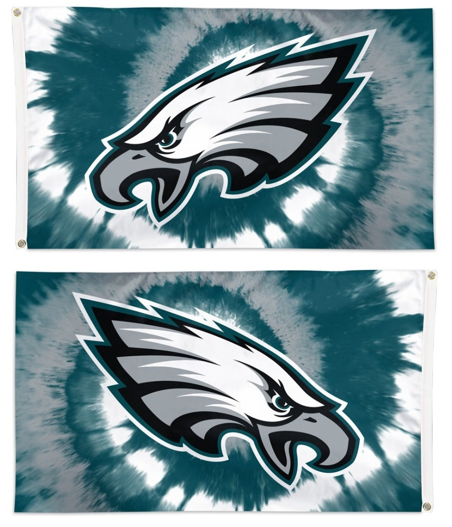 Philadelphia Eagles Flag 3x5 Tie Dye Logo heartlandflags