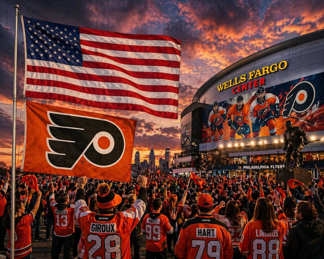 Philadelphia Flyers Flag 2 Sided 3x5 heartlandflags