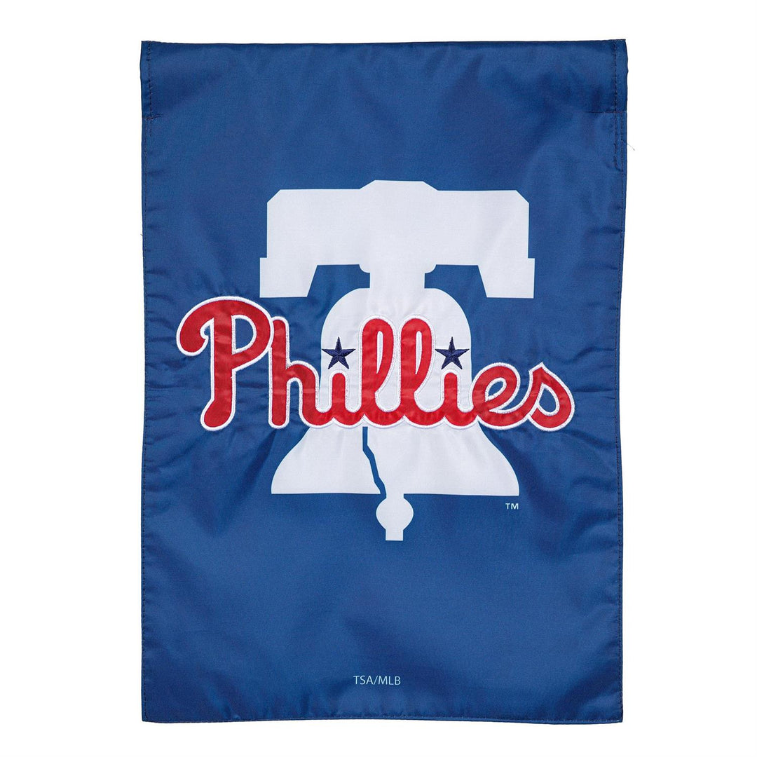 Philadelphia Phillies 2 Sided Garden Flag - Applique product flat lay