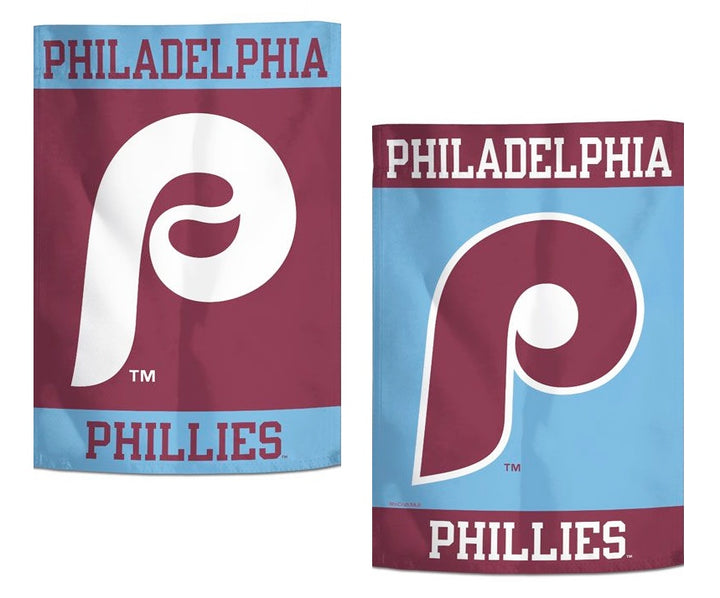 Philadelphia Phillies 2 Sided Retro Garden Flag