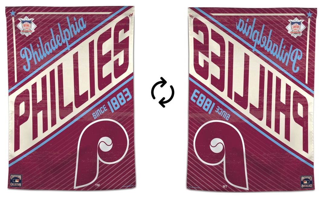 Philadelphia Phillies Cooperstown Throwback Banner heartlandflags