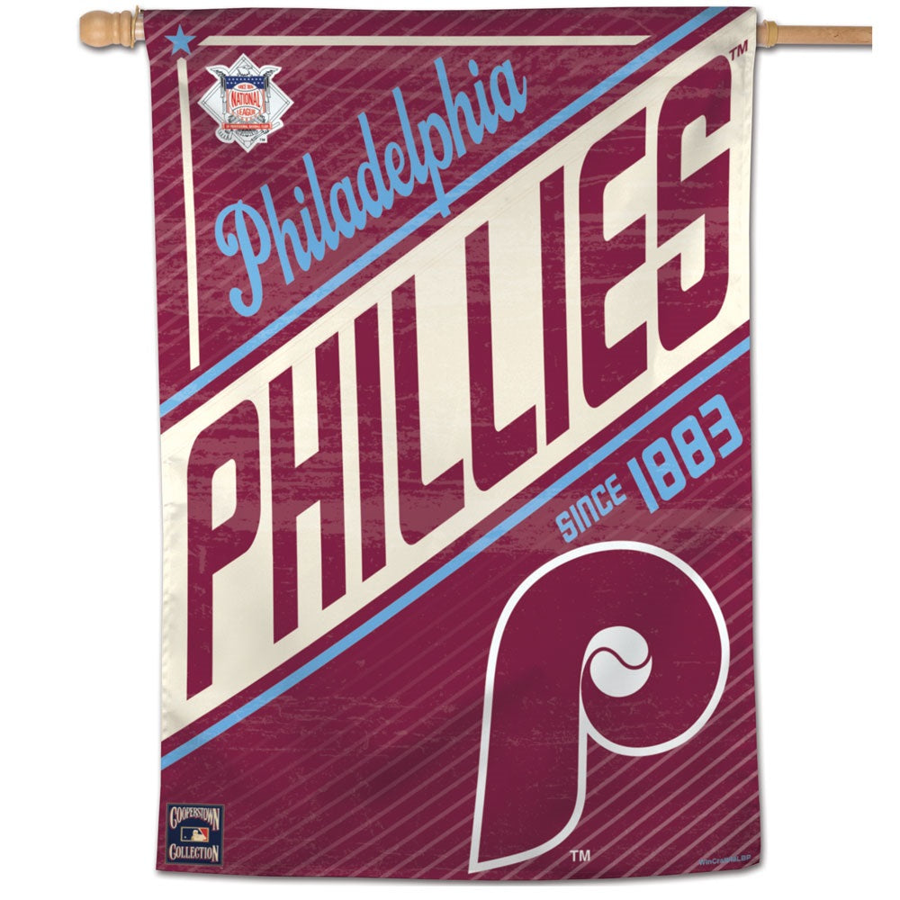 Philadelphia Phillies Cooperstown Throwback Banner heartlandflags