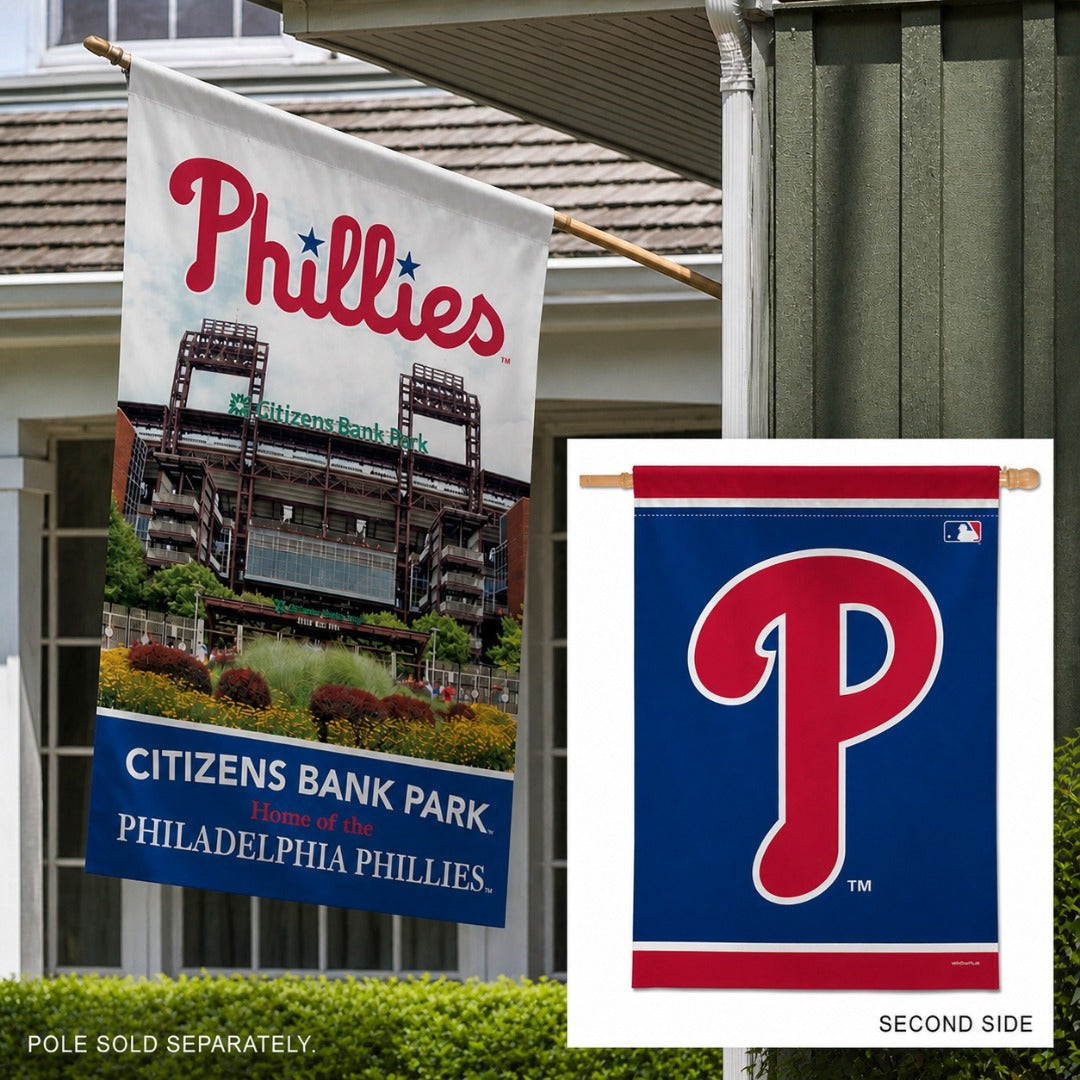 Philadelphia Phillies Flag 2 Sided House Banner Citizens Bank Park heartlandflags