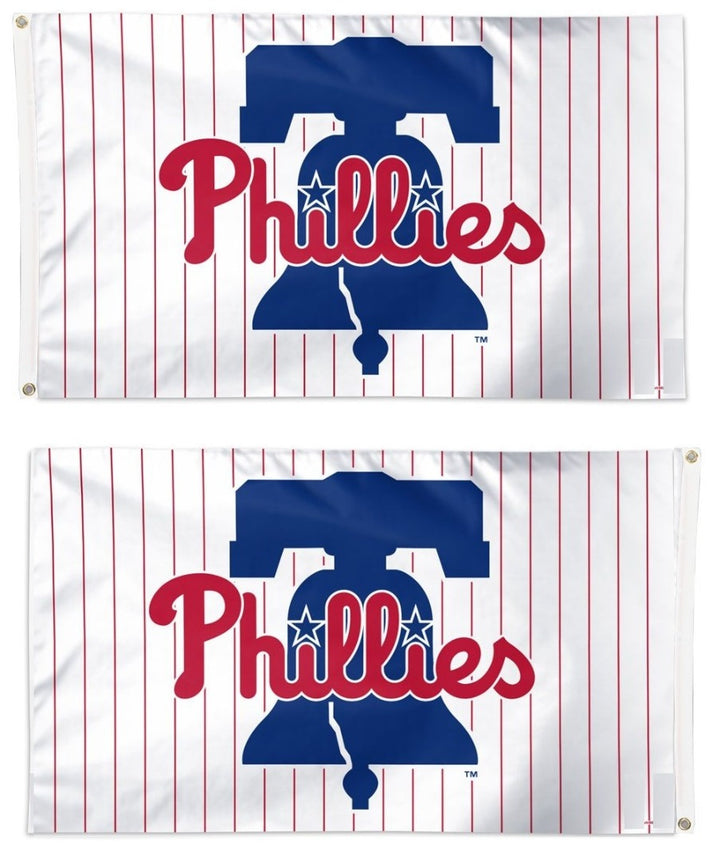 Philadelphia Phillies Flag 2 Sided Liberty Bell Logo heartlandflags