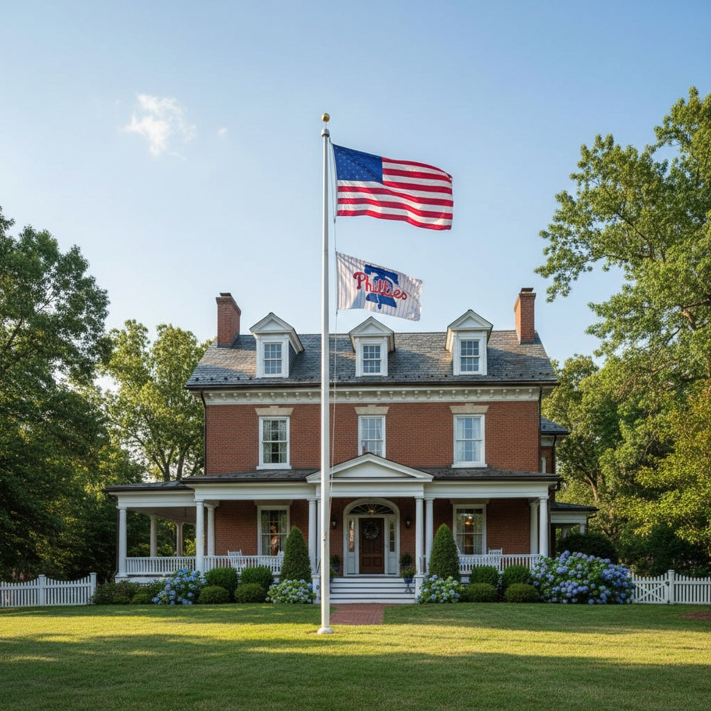 Philadelphia Phillies Flag 2 Sided Liberty Bell Logo heartlandflags